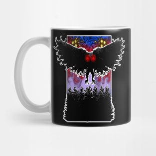 Mothman West Virginia Wing Humanoid Moth Retro Vintage Mug